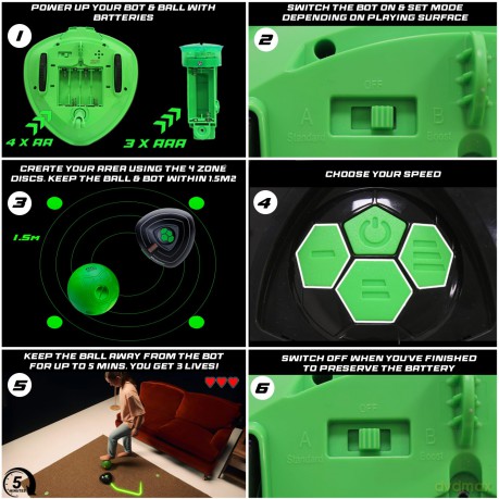 Giochi Preziosi Strikesphere: Soccer Bot - Ultimate Indoor Soccer Opponent (MTL1001)