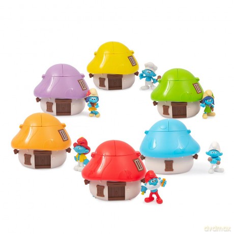 Giochi Preziosi The Smurfs: Mushroom House with Surprise Figure W2 (Random) (PUF38000)