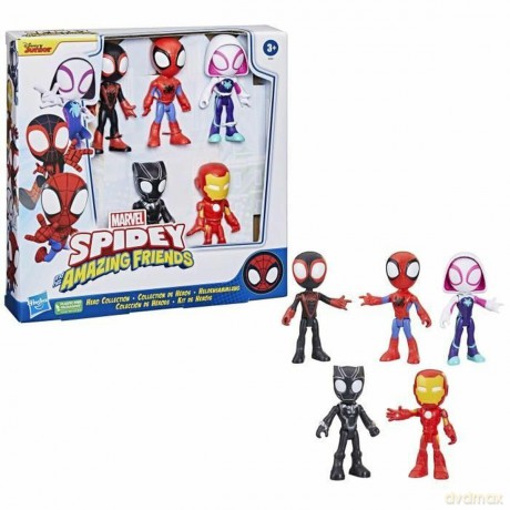Hasbro Disney Junior Marvel: Spidey and his Amazing Friends - Hero Collection Pack Figures (F8401)