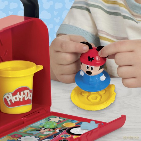 Hasbro Play-Doh Disney Jr: Mickey Mouse Clubhouse - On-The-Go Garage Playset (G3109)