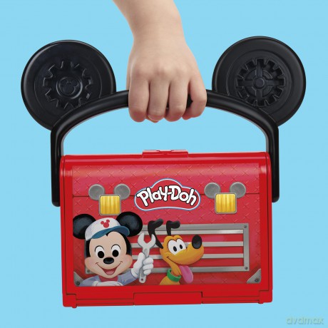 Hasbro Play-Doh Disney Jr: Mickey Mouse Clubhouse - On-The-Go Garage Playset (G3109)