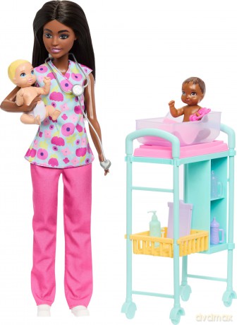Mattel Barbie: You Can Be Anything - Baby Doctor Doll (JMK13)