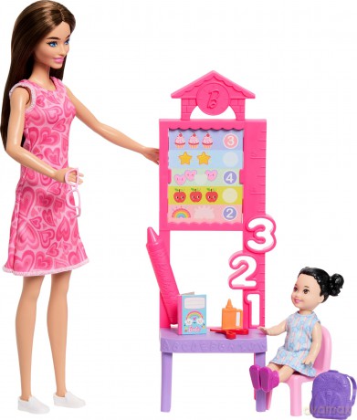Mattel Barbie: You Can Be Anything - Teacher with Kid Doll (JMK16)
