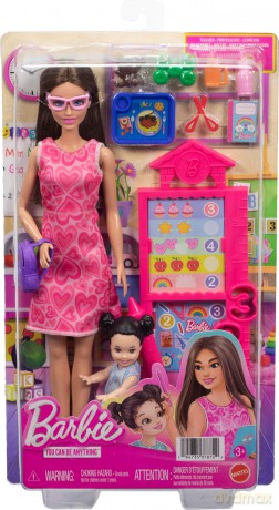 Mattel Barbie: You Can Be Anything - Teacher with Kid Doll (JMK16)