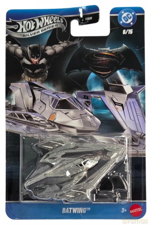 Mattel Hot Wheels DC: Silver Series Batman - Batwing Vehicle (JKW99)