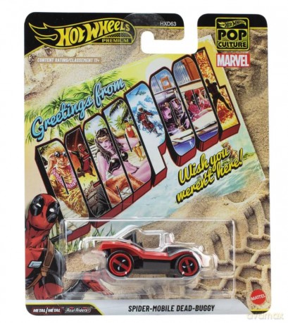 Mattel Hot Wheels Marvel Premium: Spider Mobile Dead Buggy (JHX06)