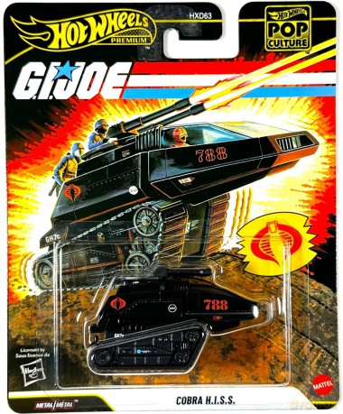 Mattel Hot Wheels Premium: Pop Culture G.I..JOE - Cobra H.I.S.S (JHW83)