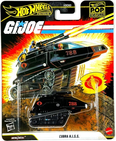 Mattel Hot Wheels Premium: Pop Culture G.I..JOE - Cobra H.I.S.S (JHW83)