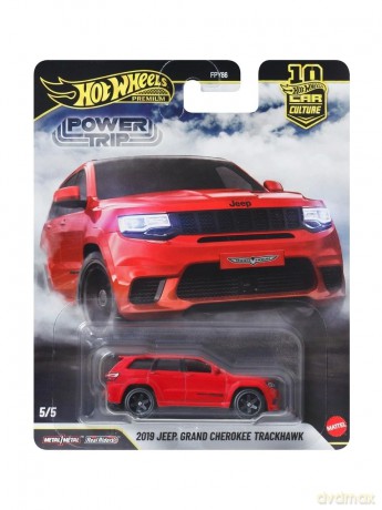 Mattel Hot Wheels Premium: Power Trip - 2019 Jeep Grand Cherokee Trackhawk (JKF28)