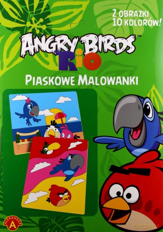 Piaskowe malowanki - 2 obrazki - Angry Birds ALEX