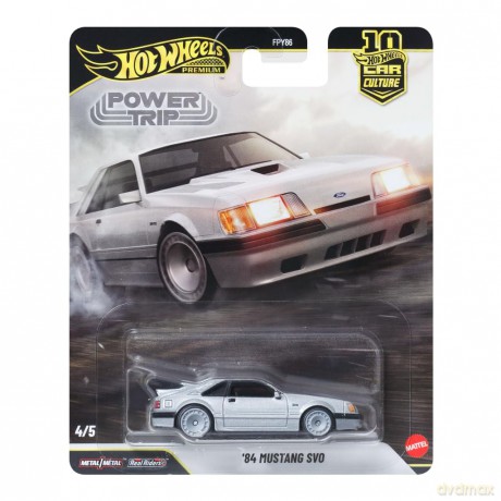 Mattel Hot Wheels Premium: Power Trip - 84 Mustang SVO Vehicle (JKF31)
