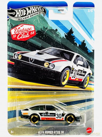 Mattel Hot Wheels Silver Series: Vintage Club 1968 - Alfa Romeo GTV6 30 Vehicle (JKY30)