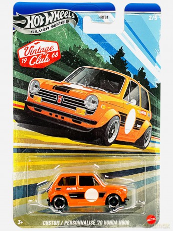 Mattel Hot Wheels Silver Series: Vintage Club 1968 - Custom 70 N600 Vehicle (JKY27)