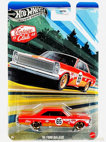 Mattel Hot Wheels Silver Series: Vintage Club 1968  65 Ford Galaxie (JKY29)