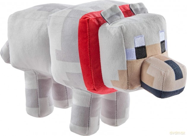 Mattel Minecraft: Tamed Wolf - Plush Toy 20cm (JKJ67)