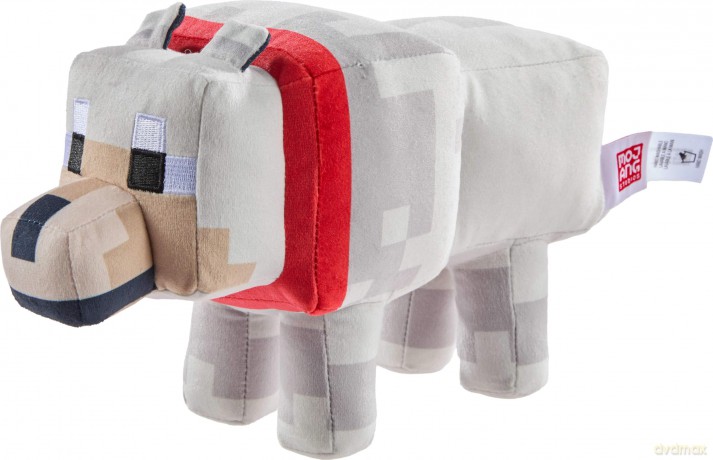Mattel Minecraft: Tamed Wolf - Plush Toy 20cm (JKJ67)