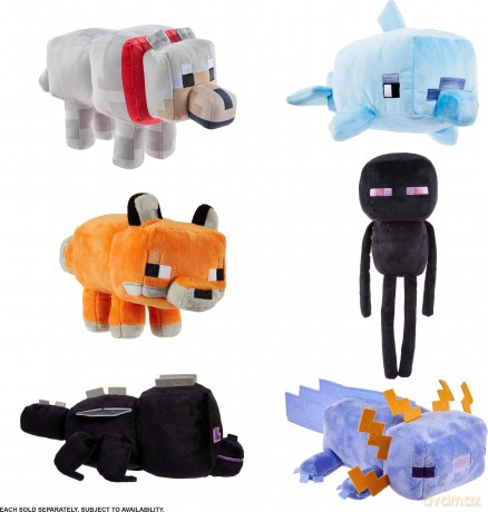 Mattel Minecraft: Tamed Wolf - Plush Toy 20cm (JKJ67)