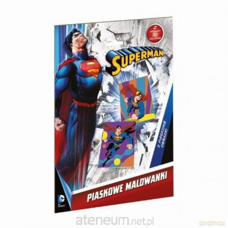 Piaskowe malowanki - 2 obrazki - Superman ALEX