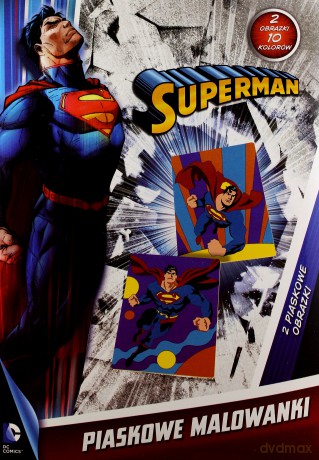 Piaskowe malowanki - 2 obrazki - Superman ALEX
