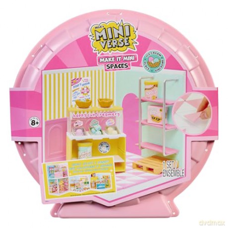 MGA Miniverse: Make it Mini Spaces Starter Pack - Ice Cream Playset (566212)