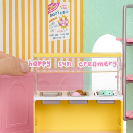 MGA Miniverse: Make it Mini Spaces Starter Pack - Ice Cream Playset (566212)