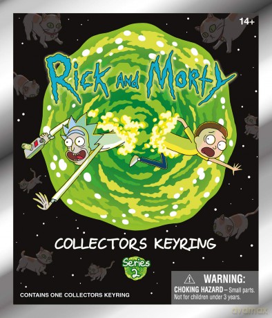 Monogram: Rick and Morty (Series2) (Blind Bag/Random) 3D Foam Bag Clips Figures (74030)