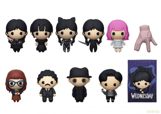 Monogram: Wednesday (Series2) (Blind Bag/Random) 3D Foam Bag Clips Figures (33055)