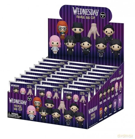 Monogram: Wednesday (Series2) (Blind Bag/Random) 3D Foam Bag Clips Figures (33055)
