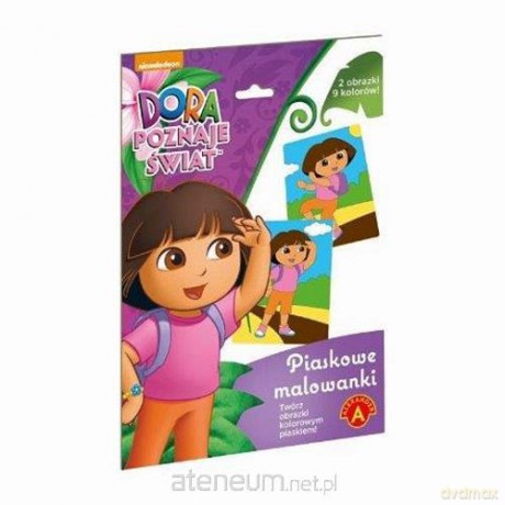 Piaskowe malowanki - Dora poznaje świat ALEX