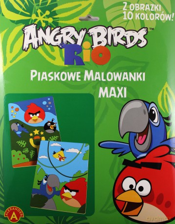 Piaskowe malowanki MAXI Angry Birds Rio ALEX