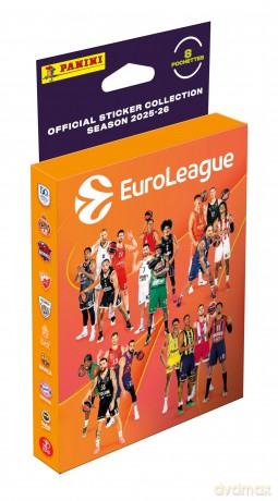 Panini Euroleague 2026: Sticker Mini Blister (8 Packs of 5 Stickers)