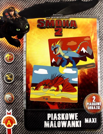 Piaskowe malowanki MAXI Jak Wytresować Smoka 2 ALEX