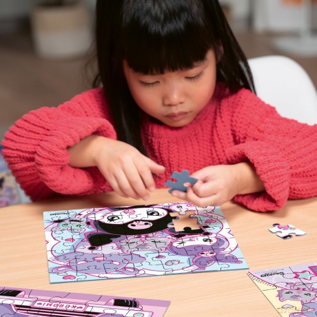 Ravensburger Puzzle: Kuromi - Kuromi on Tour (3x49pcs) (12004332)