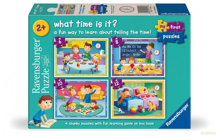 Ravensburger Puzzle: My First Puzzles - A Fun Way to Learn to Tell the Time (12004162)
