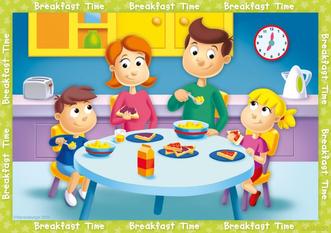 Ravensburger Puzzle: My First Puzzles - A Fun Way to Learn to Tell the Time (12004162)