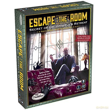 ThinkFun Logic Game: Escape The Room - Secret of Dr. Gravelys Retreat (007352)