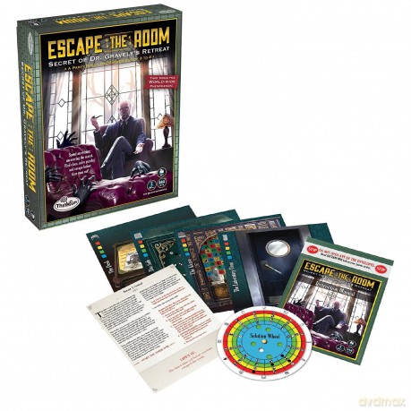 ThinkFun Logic Game: Escape The Room - Secret of Dr. Gravelys Retreat (007352)