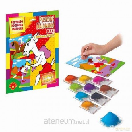 Piaskowe malowanki MAXI Koziołek Matołek ALEX