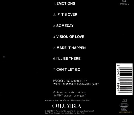 Mariah Carey: MARIAH CAREY MTV UNPLUGGED EP [CD]