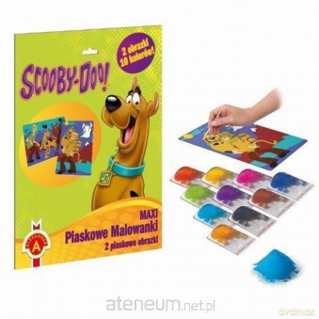 Piaskowe malowanki MAXI Scooby-Doo! ALEX