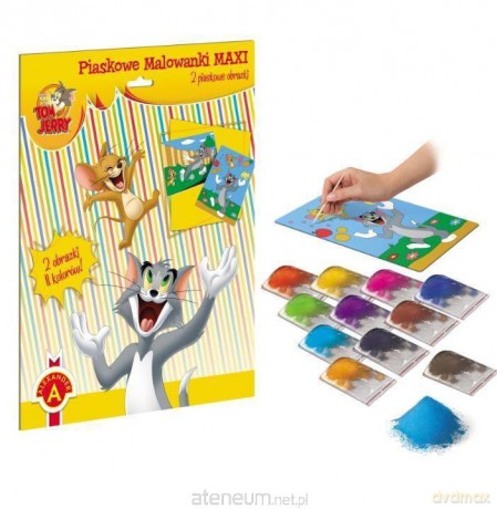 Piaskowe malowanki MAXI Tom and Jerry ALEX
