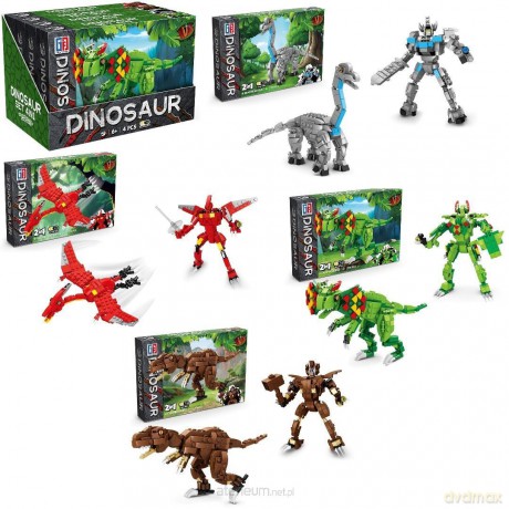 Klocki Dinozaur Robot 218el mix [KLOCKI]