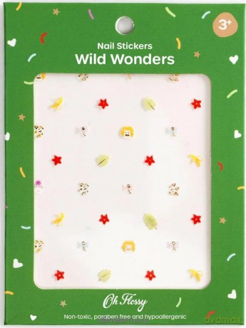 Naklejki na paznokcie dla dzieci Wild Wonders
