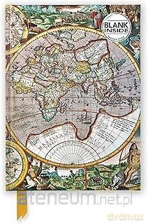 Notatnik A5 gładki Antyczna mapa Świata