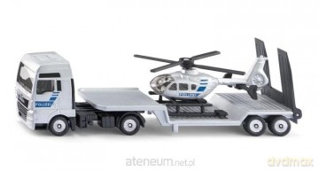 Siku - Ciężarówka MAN z helikopterem policyjnym