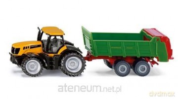 Siku Orange - JCB z rozsiewaczem Strautmann