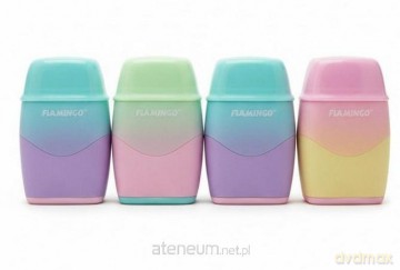 Temperówka plastikowa podwójna mix