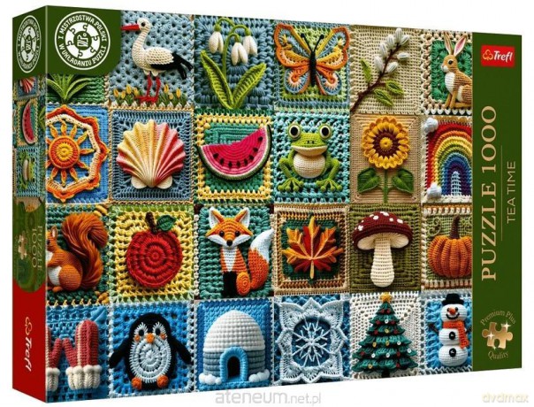 TREL 1000 el. Tea Time: Szydełkowanie [PUZZLE]