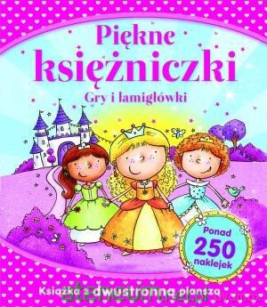 Piękne księżniczki. Gry i łamigłówki [KSIĄŻKA]