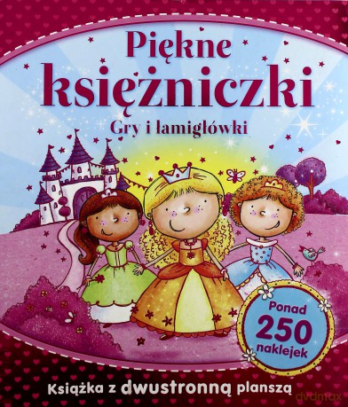 Piękne księżniczki. Gry i łamigłówki [KSIĄŻKA]